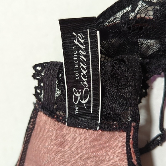 The Escante Collection Women's Racerback Bra w/Sequins and Lace Size Small/Med - Picture 8 of 10